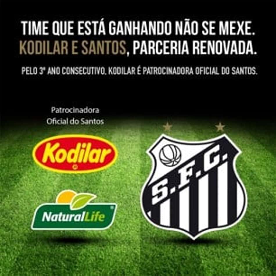 Santos renova com terceiro patrocinador antes da final da Copa Libertadores