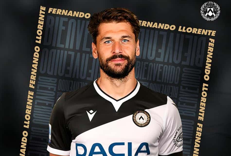Fernando Llorente é oficialmente apresentado pela Udinese, da Itália