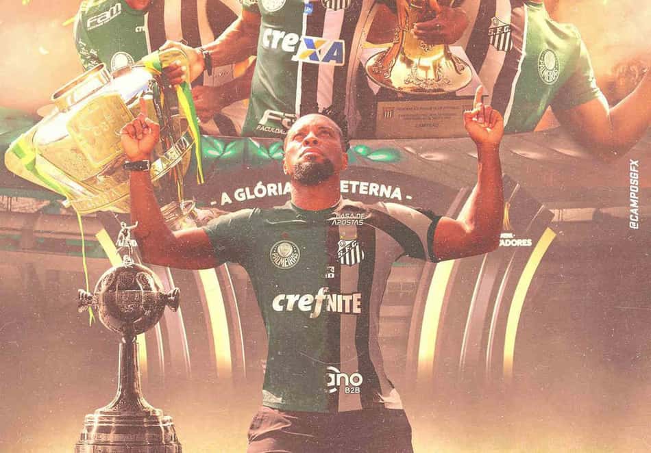 Zé Roberto posta foto com camisa dividida para final da Libertadores: 'Não consigo escolher um lado'