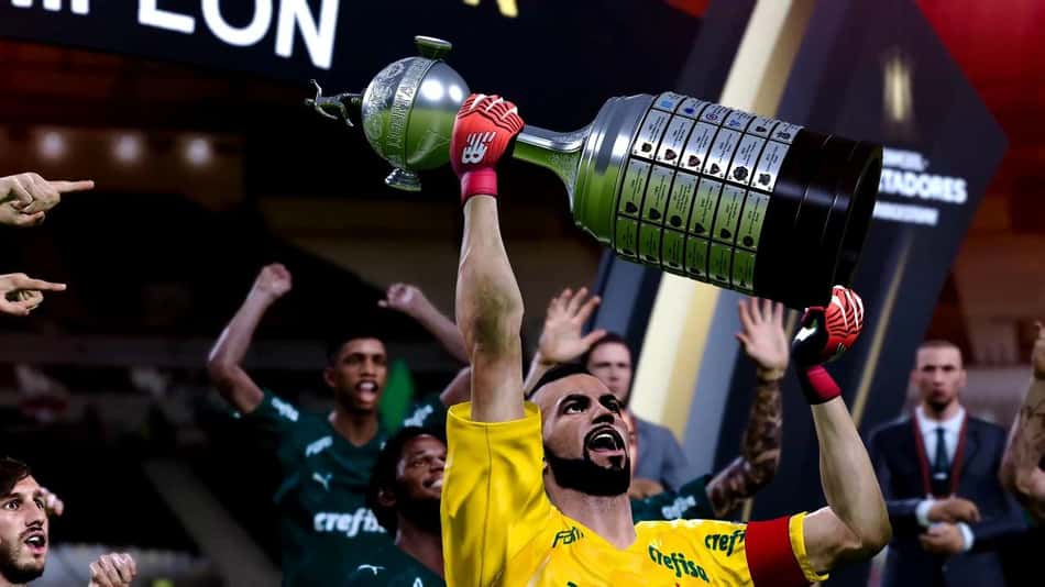 Palmeiras campeão da Liberta: imagens da comemoração do título no PES 2021