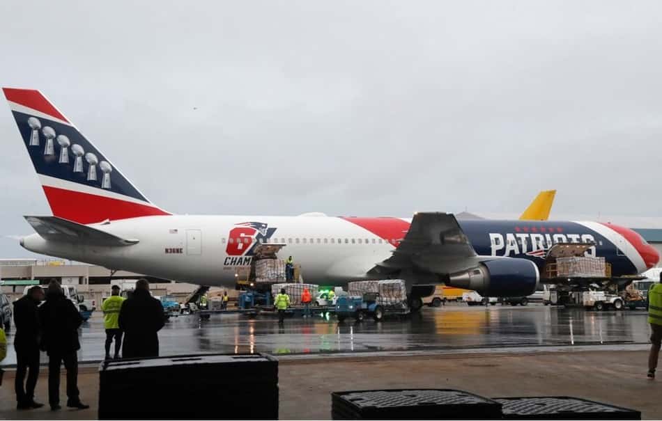 Avião New England Patriots