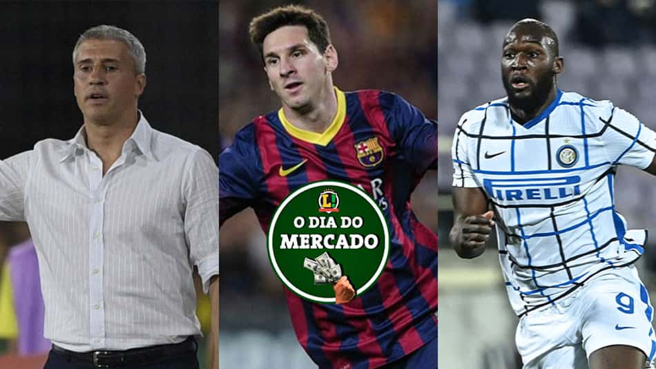 São Paulo perto de técnico argentino, revista coloca Messi no PSG e time inglês quer Lukaku… Veja o Dia do Mercado