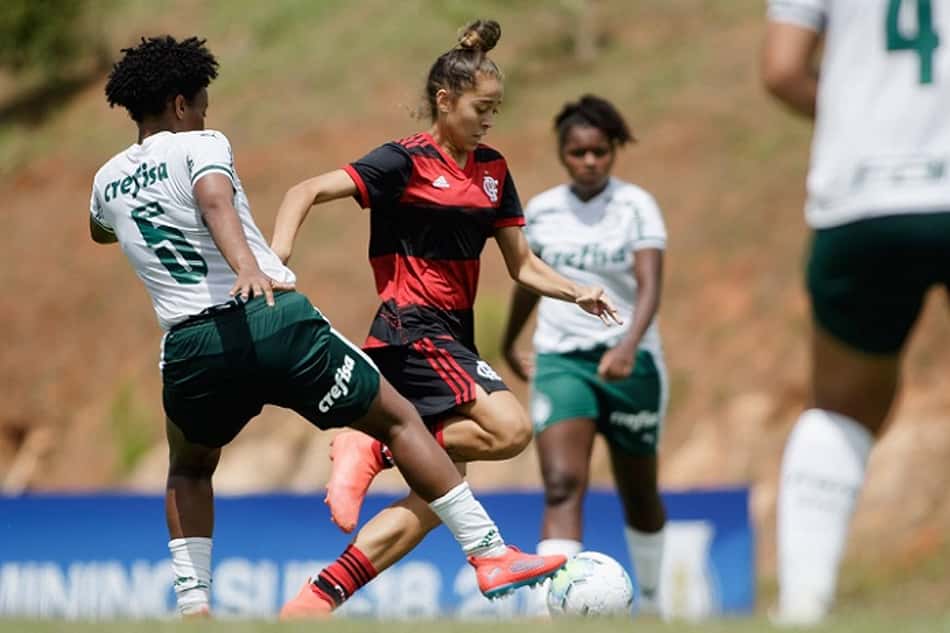 Flamengo empata com o Palmeiras e se complica no Brasileirão Feminino Sub-18