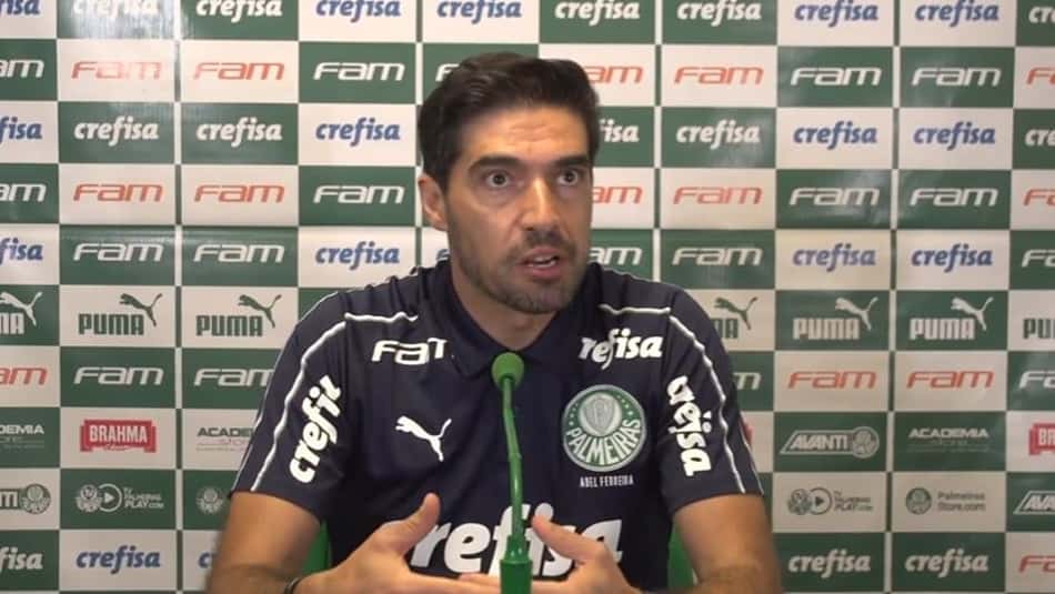 VÍDEO: Abel diz se irá usar reta final do Palmeiras no Brasileiro visando a Copa do Brasil