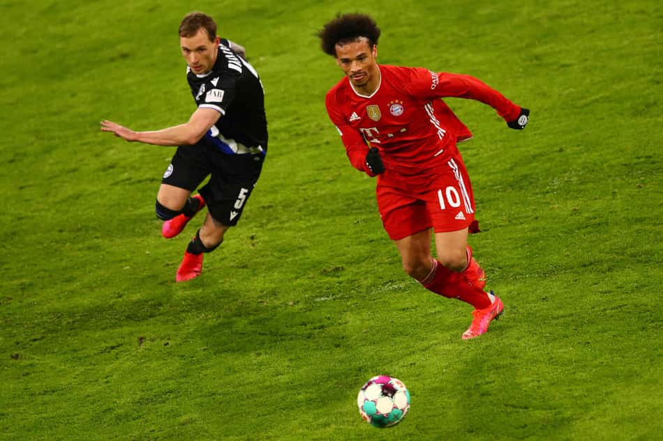 Bayern x Arminia - Leroy Sané