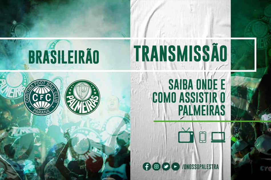 Coritiba x Palmeiras: saiba onde assistir