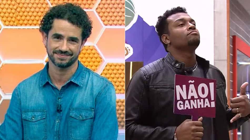Em dia de Paredão no BBB, Andreoli manda um 'tchau' para Nego Di no 'Globo Esporte' e quebra a internet