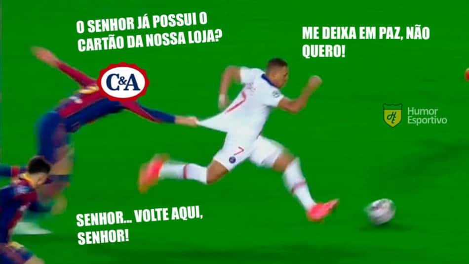 Meme Barcelona x PSG