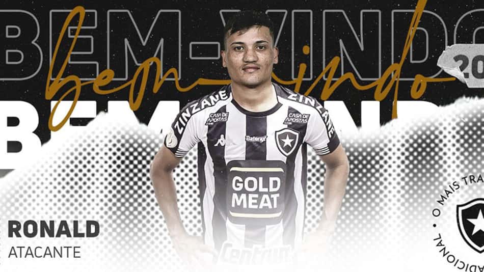 Botafogo anuncia a contratação do atacante Ronald