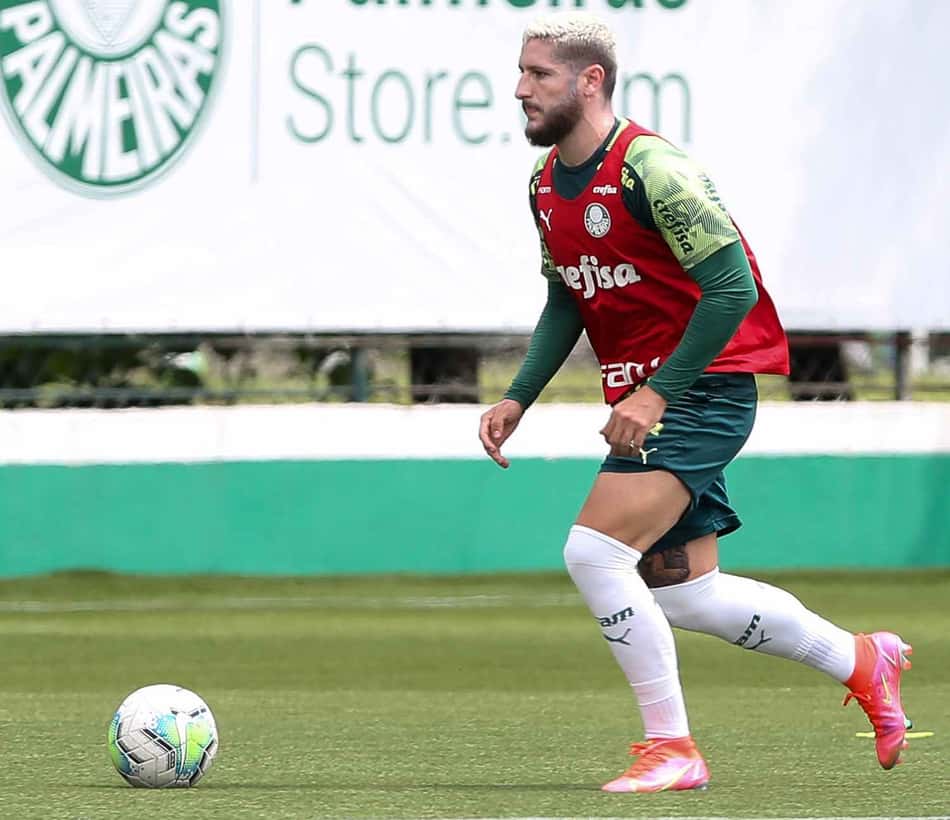Com volta de Zé Rafael, Palmeiras dá sequência à preparação para jogo contra Atlético-GO