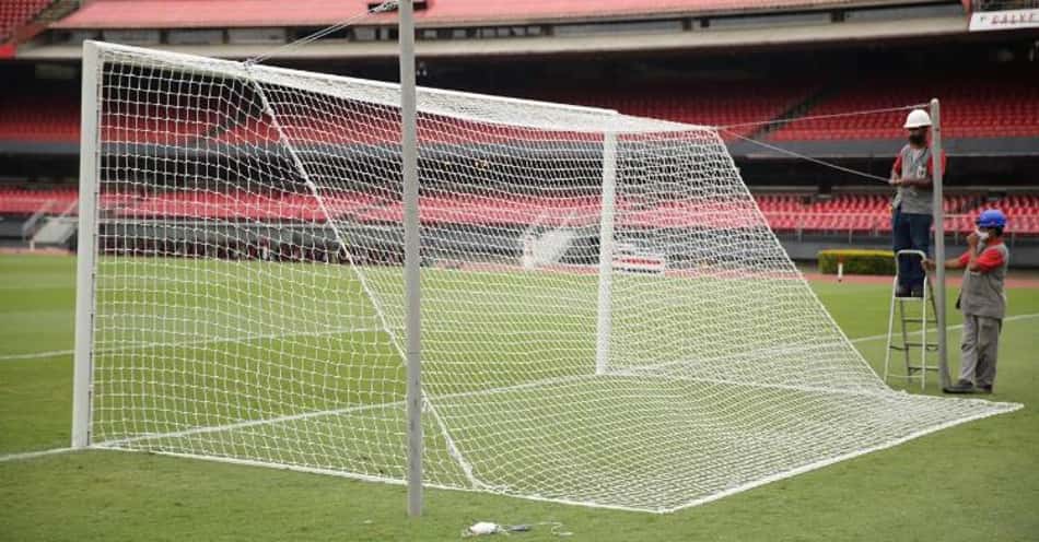 De volta! São Paulo anuncia o retorno da rede 'véu de noiva' no Morumbi
