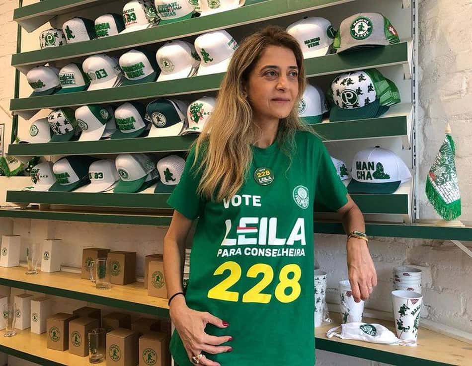 Leila Pereira confirma confiança em Abel Ferreira no Palmeiras: 'Tem nosso total apoio'