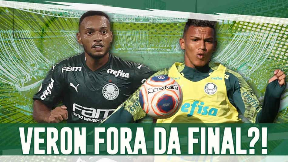 Boletim: Gabriel Veron é dúvida pra final da Copa; mudanças na base do Palmeiras
