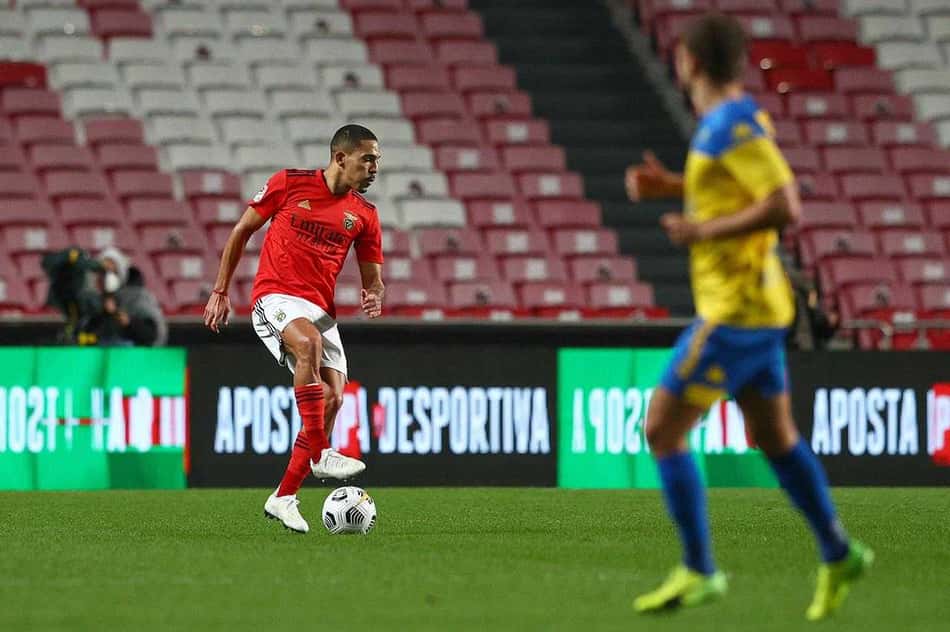 Gilberto comemora classificação do Benfica para final da Taça de Portugal