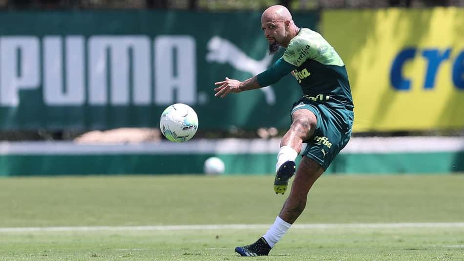 Pitbull paz e amor: Felipe Melo tem início de ano com menos cartões pelo Palmeiras