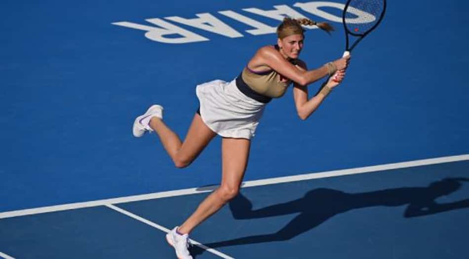 Kvitova aplica pneu em Jabeur e vai às 4ªs em Cincinnati
