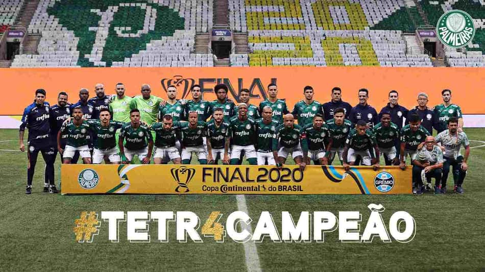 Imbatível: tetra da Copa do Brasil é o sétimo título invicto na história do Palmeiras