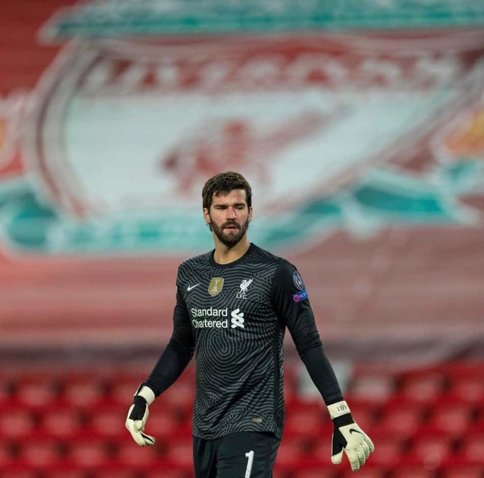 Alisson comemora classificação 'zerada' do Liverpool para as quartas da Champions: 'Importante para nos dar confiança'