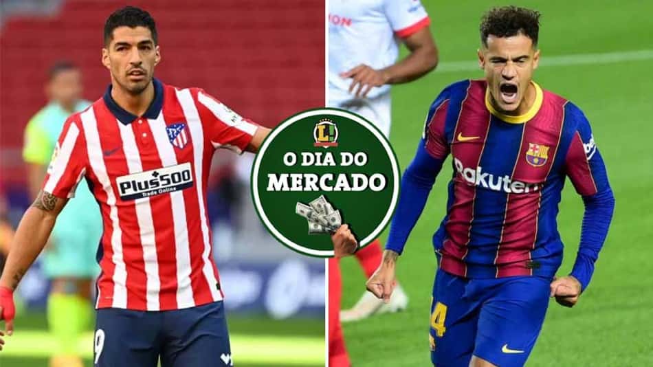 Suárez no radar de gigante inglês, presidente do Barcelona quer renovar elenco… O Dia do Mercado