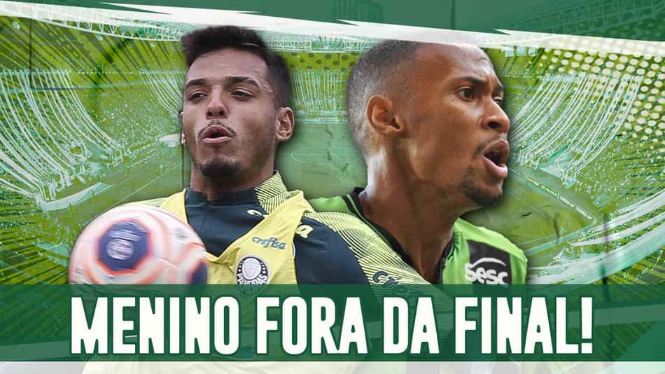 Boletim do Palmeiras: Gabriel Menino é desfalque na Recopa
