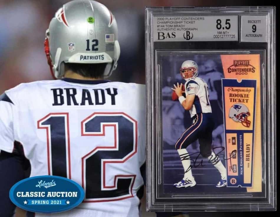 Card de Tom Brady foi vendido por valor recorde