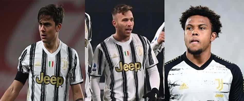 Após serem barrados, Dybala, Arthur e McKennie são reintegrados na Juventus