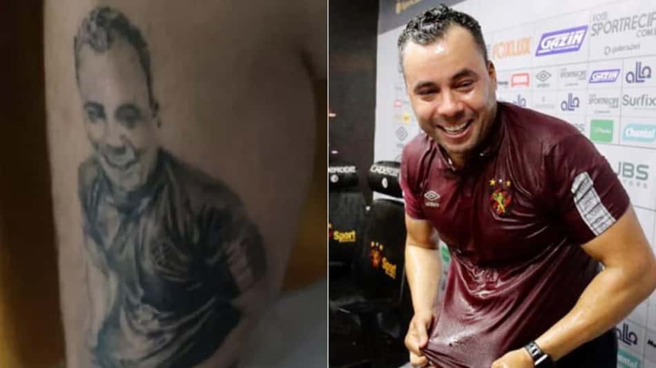 Torcedor que tatuou Jair Ventura discorda de demissão e diz que vai manter desenho: 'Em respeito'