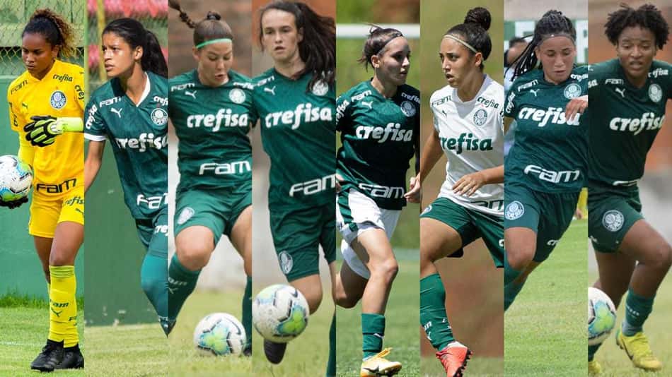 Palmeiras feminino promove oito atletas da base para o elenco profissional em 2021