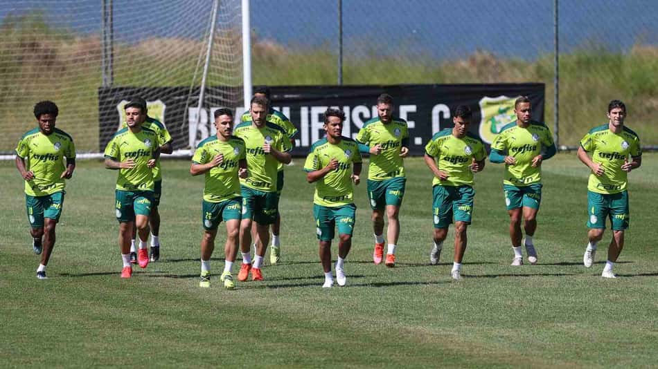 Escalação do Palmeiras: Reservas treinam para o Choque-Rei e Veron tem nova lesão