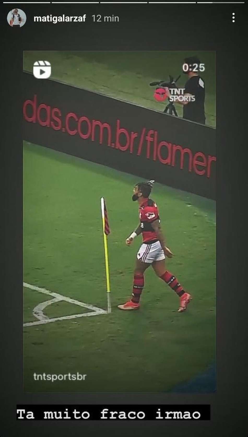 Na internet, volante do Vasco cutuca Gabigol após provocações em clássico com Flamengo