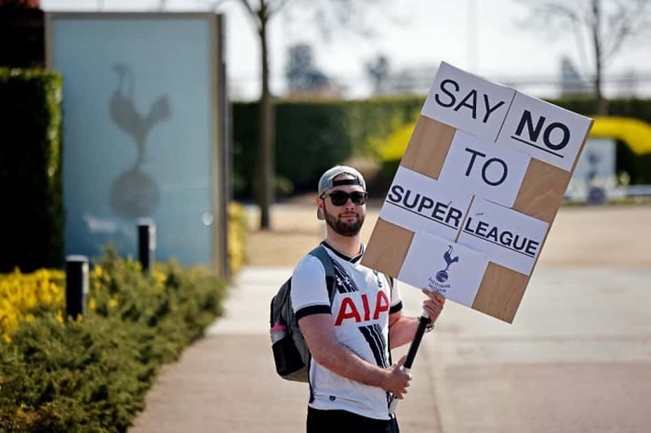 Protesto - Superliga Europeia