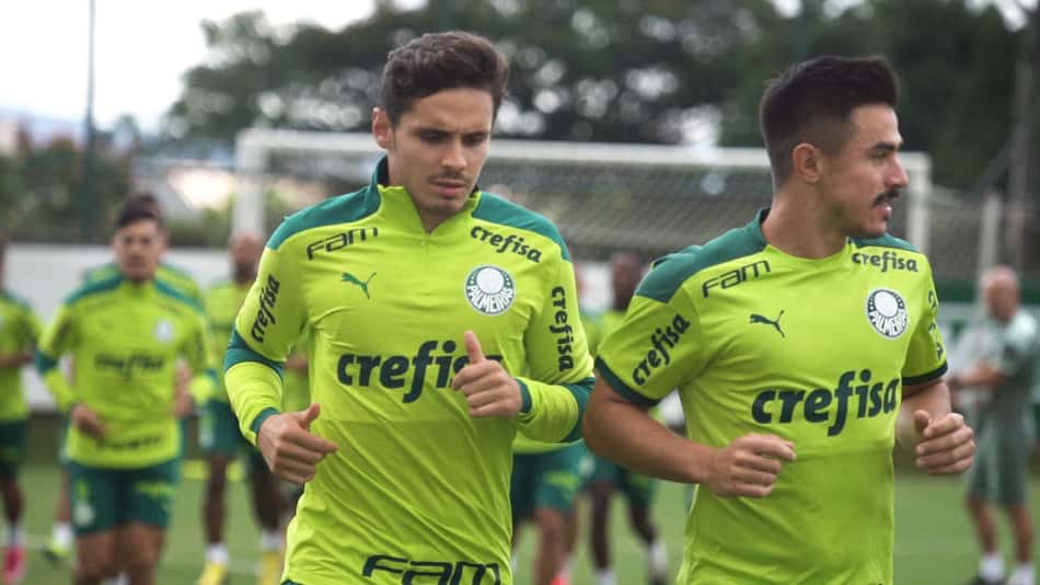 Com Gabriel Menino e Veiga de volta, Palmeiras faz último treino no Brasil antes da Libertadores