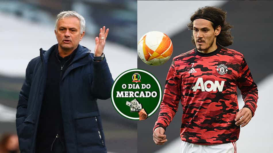 Mourinho é demitido do Tottenham, Cavani tem caminho livre para deixar o United… O Dia do Mercado