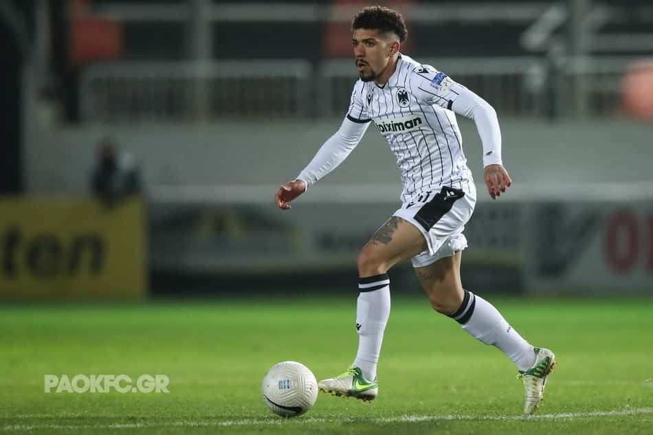 Douglas Augusto fica à disposição no PAOK após lesão que o tirou dos Jogos Olímpicos de Tóquio