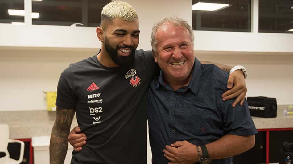 Zico dá 'aval' para Gabigol usar a camisa 10 do Flamengo
