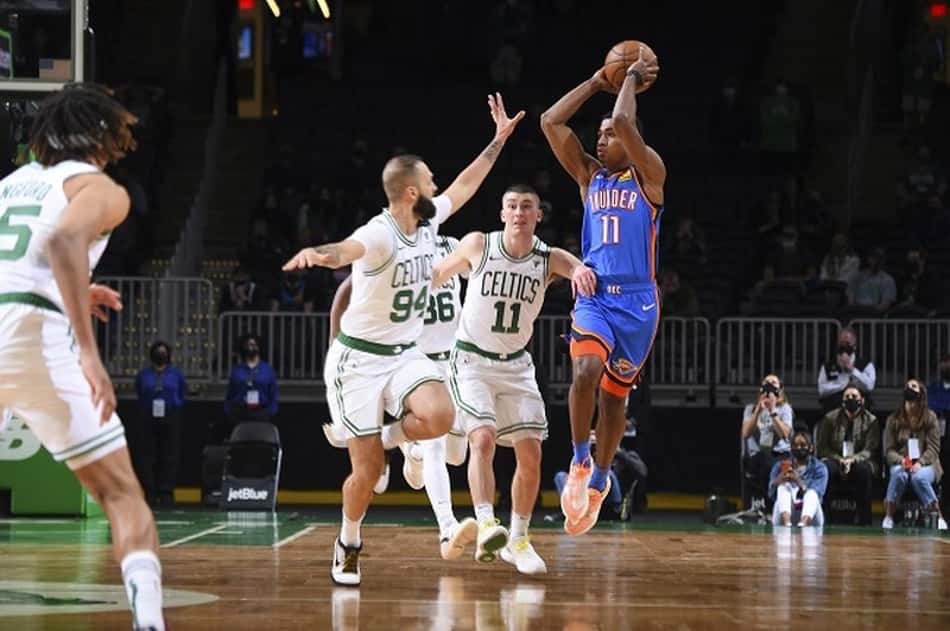 Depois de 14 derrotas seguidas, Thunder vence Celtics