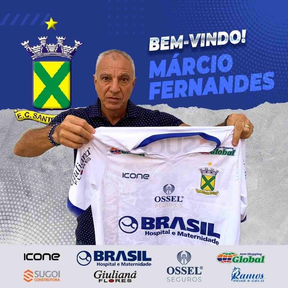 Santo André anuncia chegada do técnico Márcio Fernandes para o restante do Paulistão