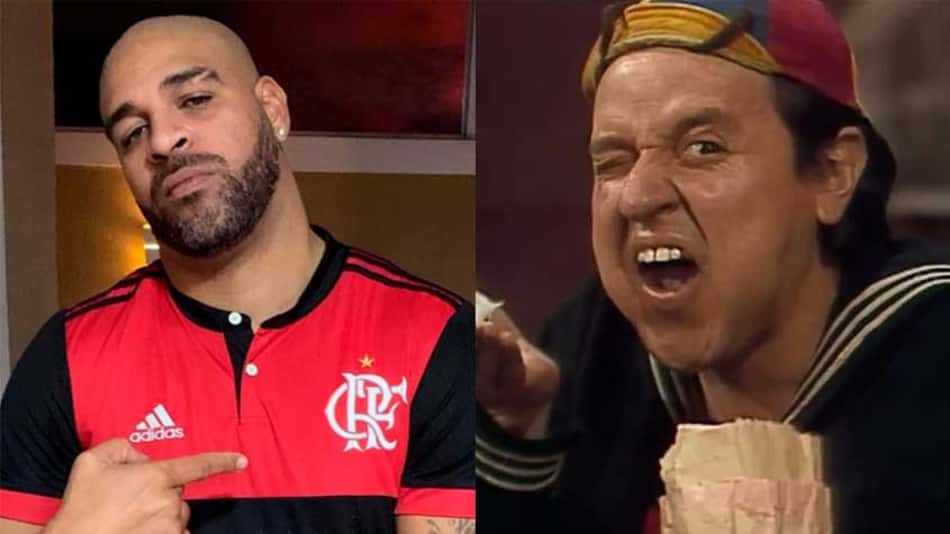 Adriano ganha mensagem especial de Quico, do 'Chaves'; veja o vídeo