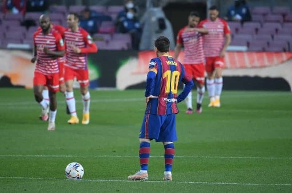 Barcelona é derrotado em casa pelo Granada e desperdiça chance de assumir a liderança de La Liga