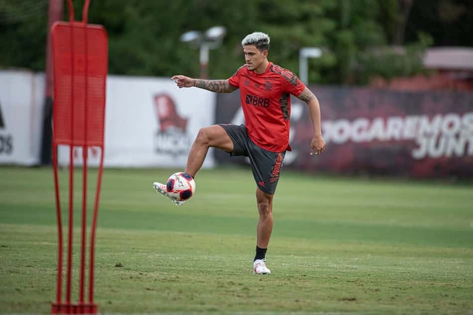 Pedro sofre entorse e vira preocupação no Flamengo