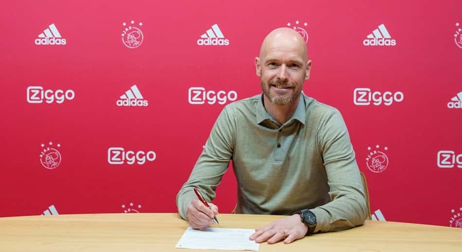 Especulado no Tottenham, Ten Hag renova com o Ajax