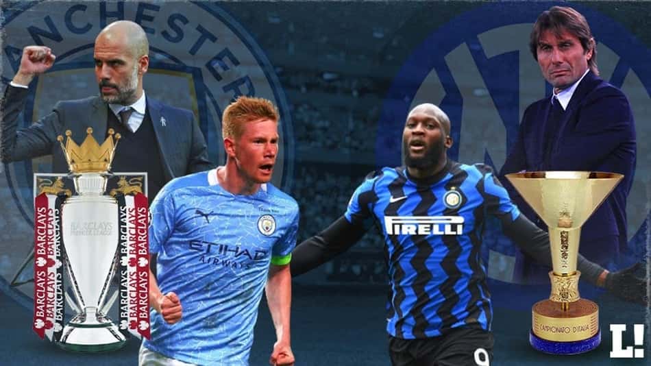 Veja as combinações que podem fazer de Manchester City e Inter campeões nacionais neste fim de semana