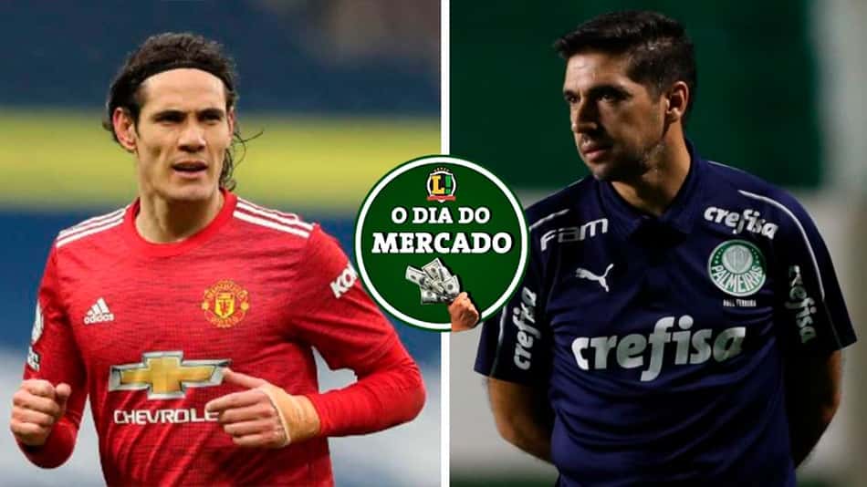 Cavani do Manchester United e Abel Ferreira técnico do Palmeiras