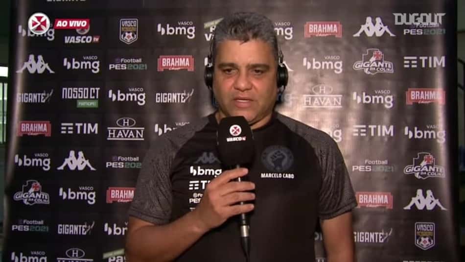 'Precisamos ser mais Vasco da Gama, nos impor', diz Marcelo Cabo após empate com a Ponte Preta
