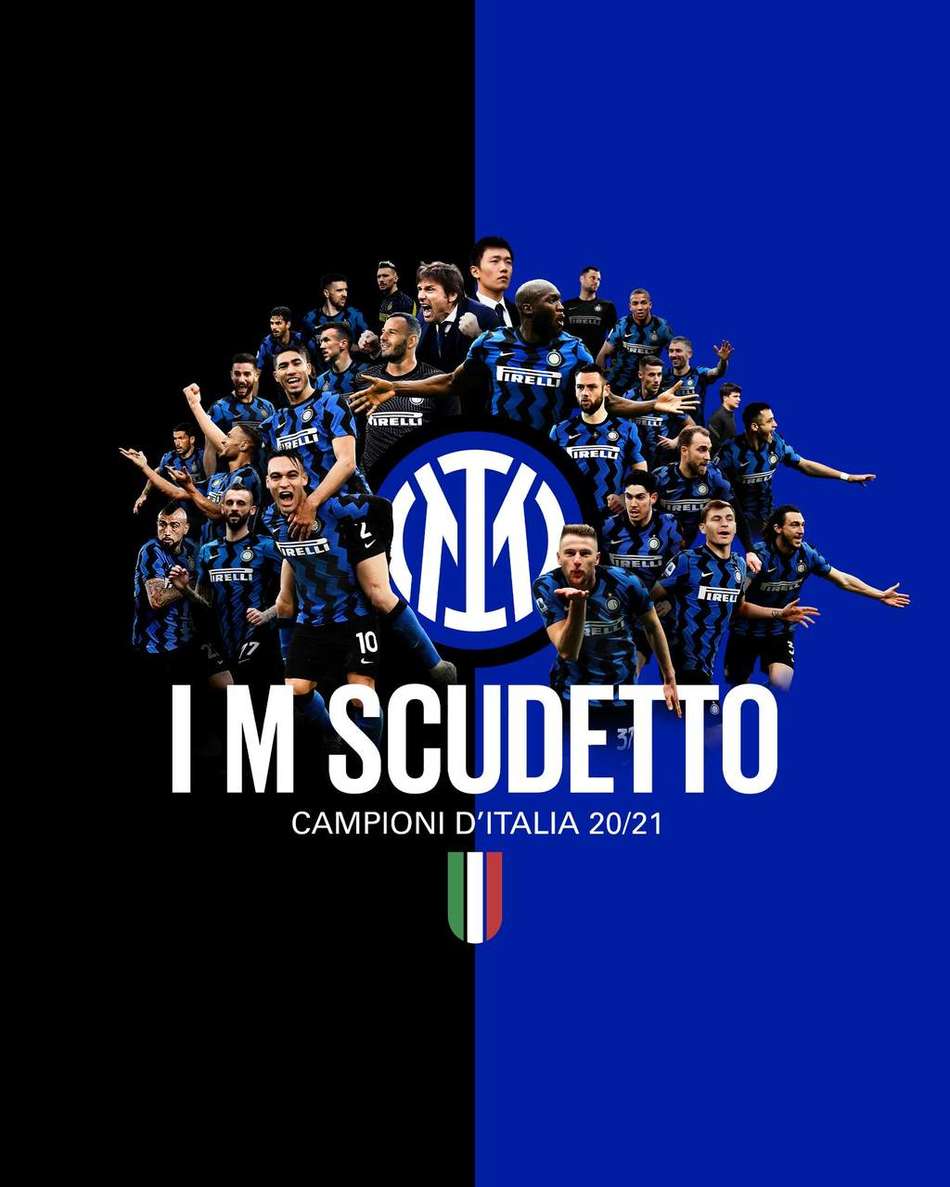 Após empate entre Atalanta e Sassuolo, Inter de Milão conquista o 19º título do Campeonato Italiano
