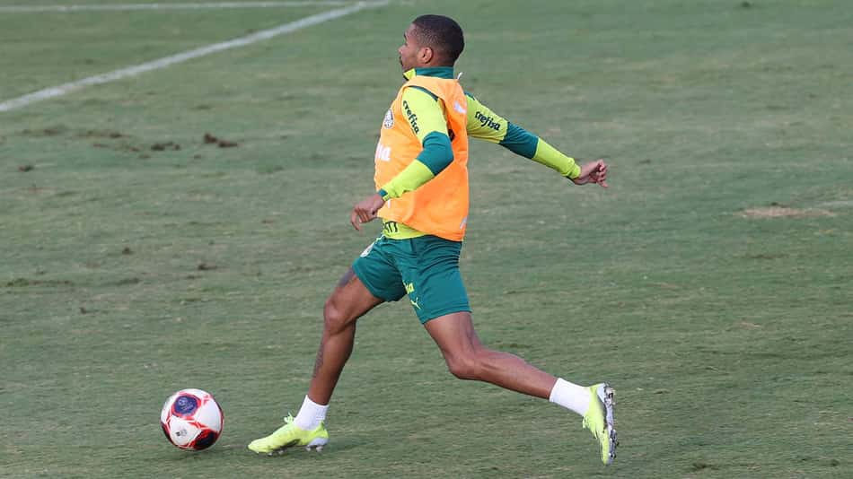 Wesley volta a treinar com bola e Palmeiras finaliza preparação para enfrentar Santo André