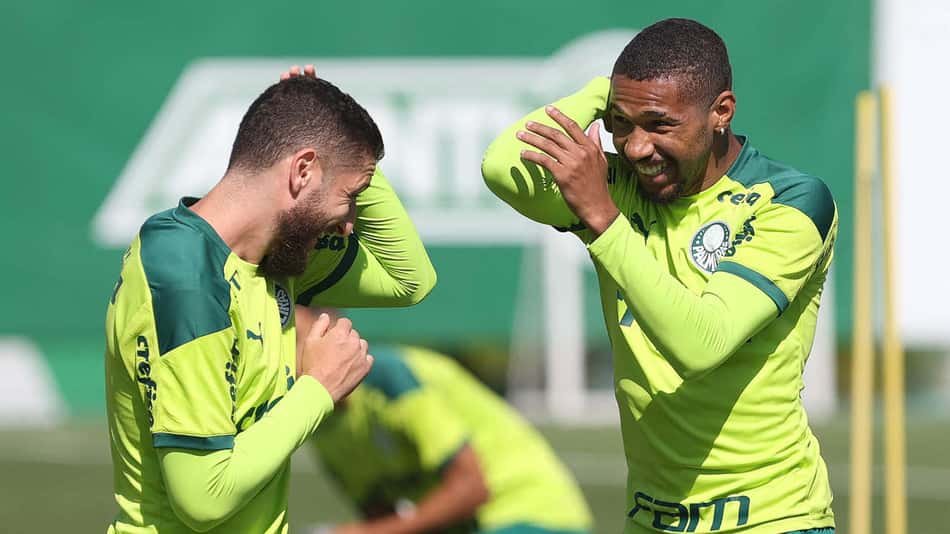 Escalação do Palmeiras: Wesley treina sem restrições e pode reforçar a equipe na Argentina