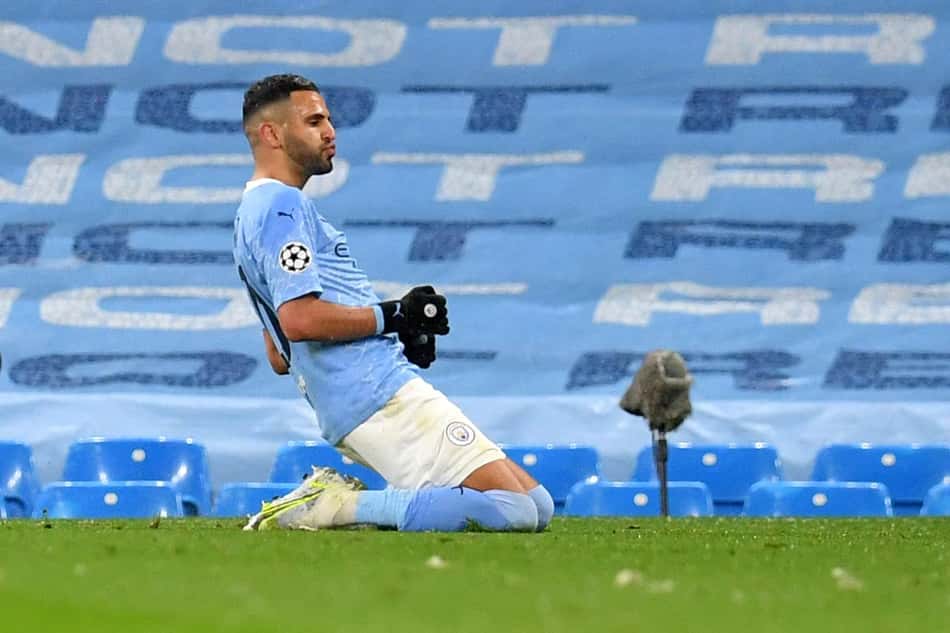 Manchester City x PSG - Mahrez