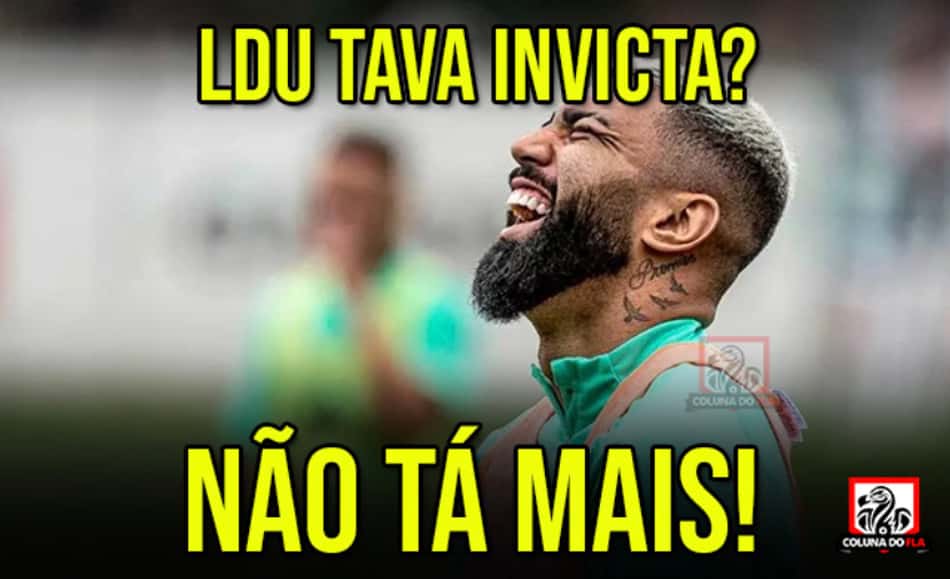 Frio e calculista! Veja os melhores memes da vitória do Flamengo sobre a LDU
