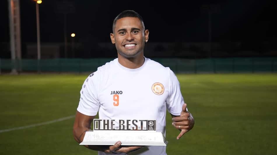 Kayke finaliza temporada como melhor do mês no Qatar e artilheiro do Umm-Salal